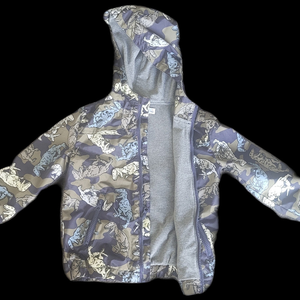 Epic Threads Gray and Blue Patterned Jacket